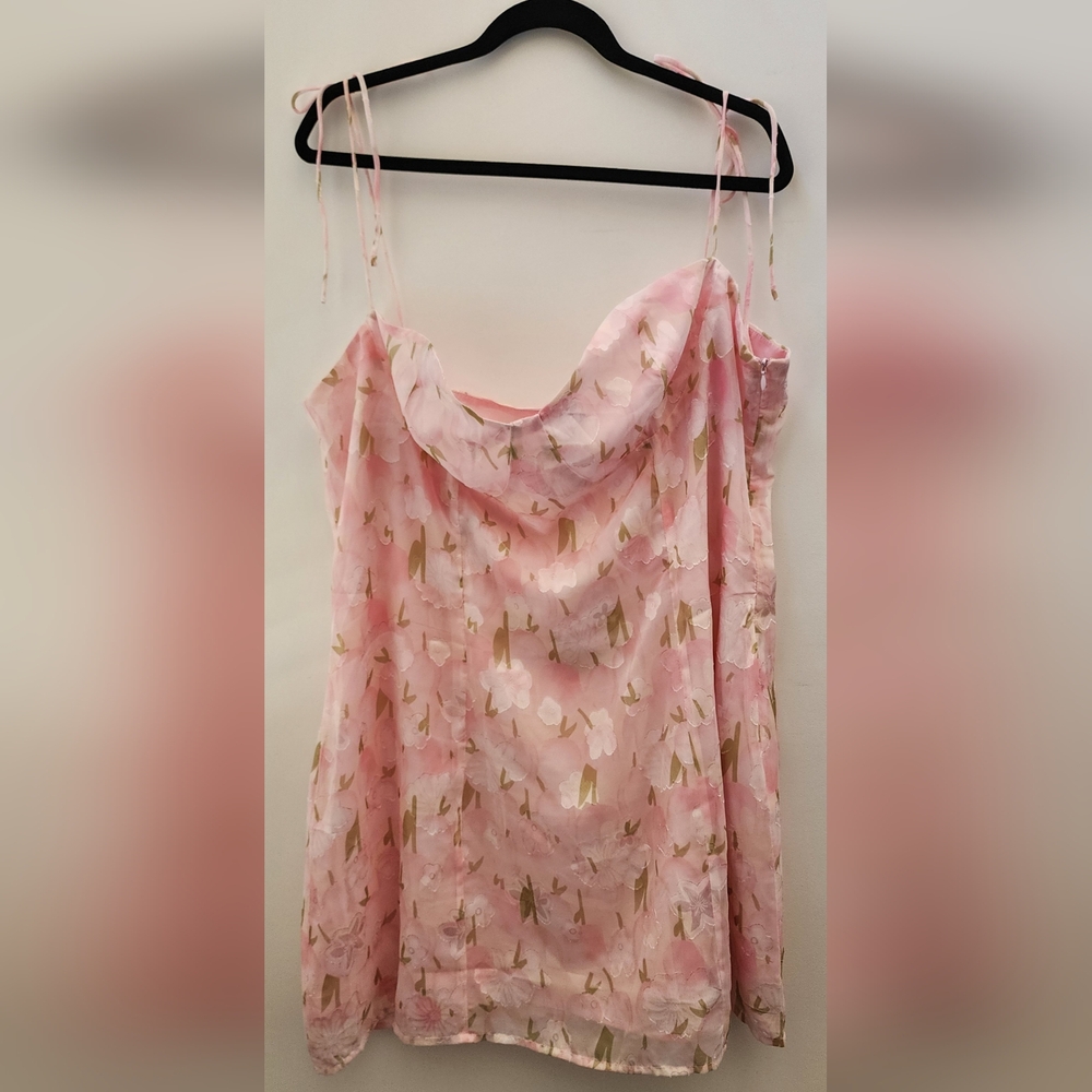 Beginning‎ Boutique NWT Penny Lane Pink Floral Mini Dress - Picture 4 of 14
